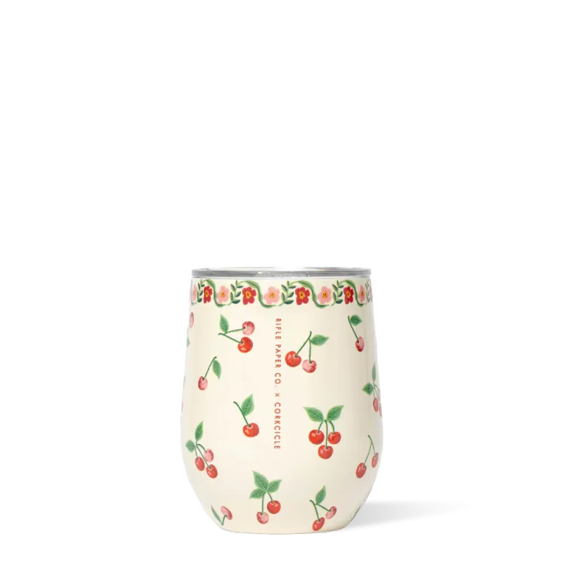 Corkcicle x Rifle Paper Co. Stemless Cherries 12oz