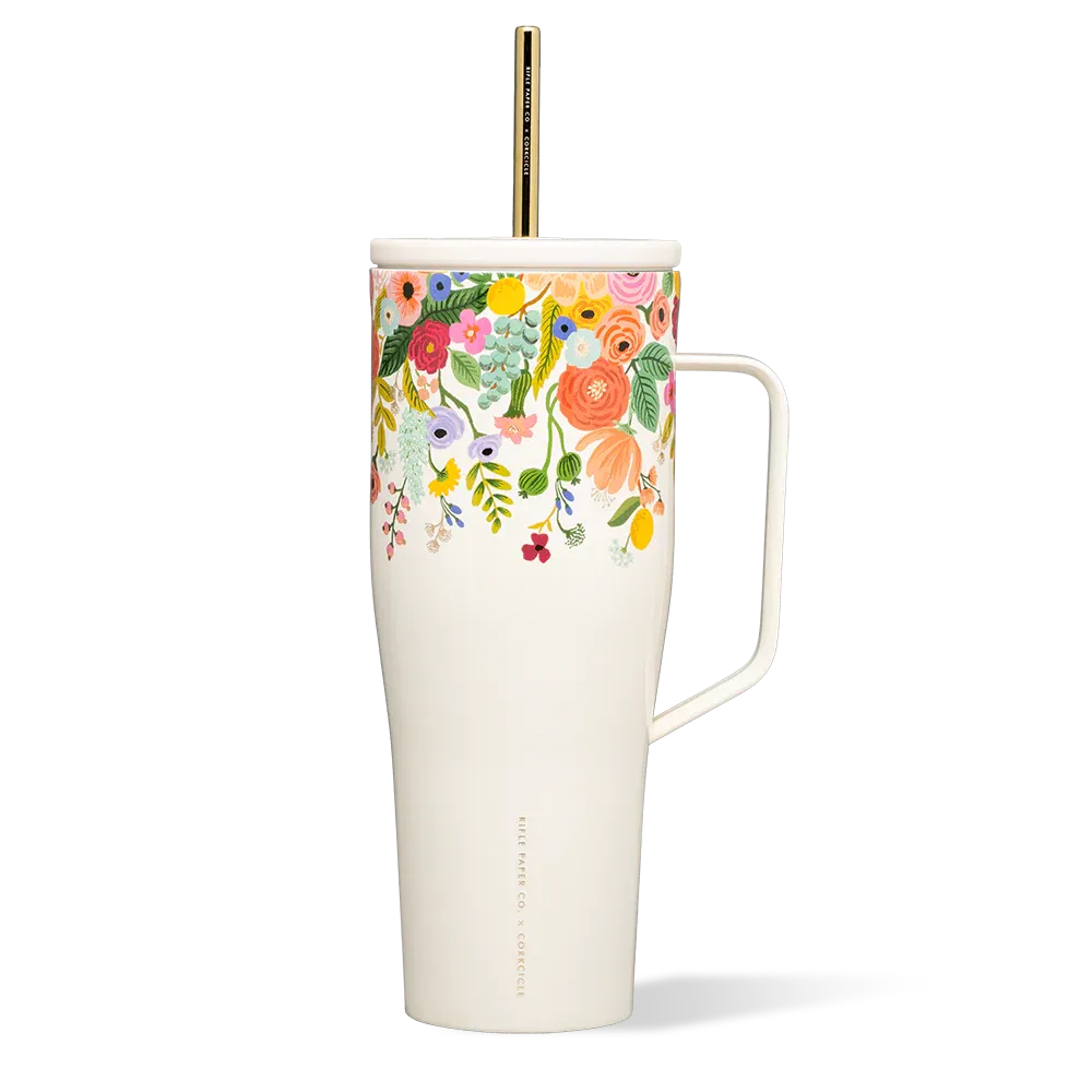 Corkcicle x Rifle Paper Co. Cold Cup XL Garden Party Cream 30oz