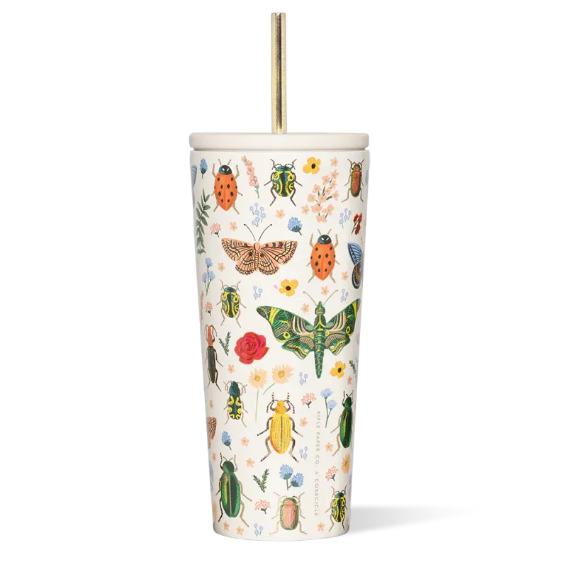 Corkcicle x Rifle Paper Co. Cold Cup 24oz In Curio Cream