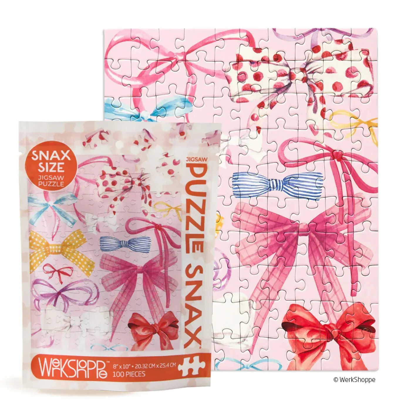 Puzzle Snax 100 Piece Puzzle Ribbons &amp; Bows