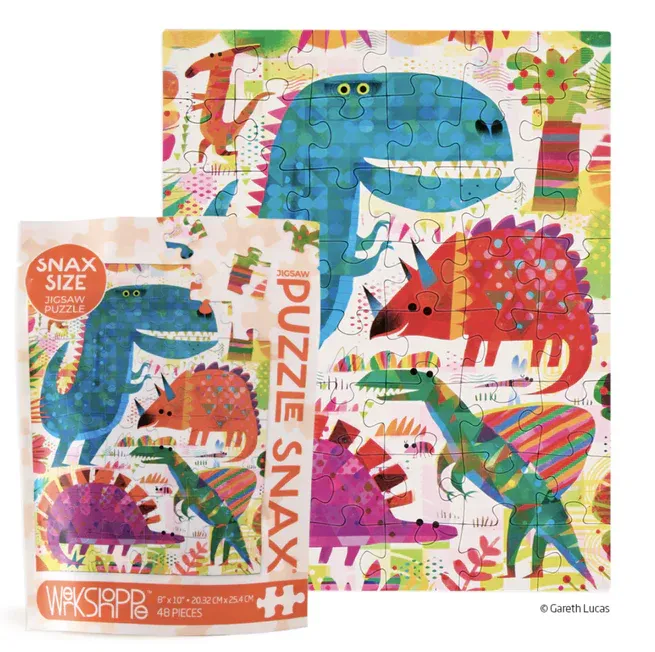 Puzzle Snax 48 Piece Puzzle Dinosaur Day