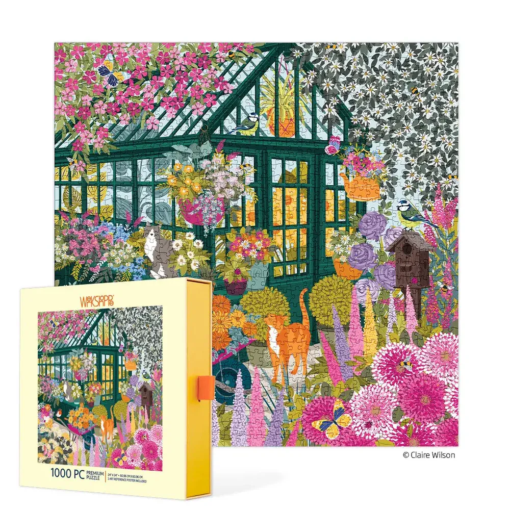 Premium 1000 Piece Puzzle Spring Greenhouse
