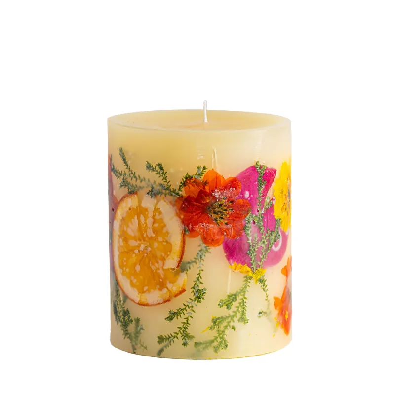 Rosy Rings Accent Botanical Candle In Sugared Citrus