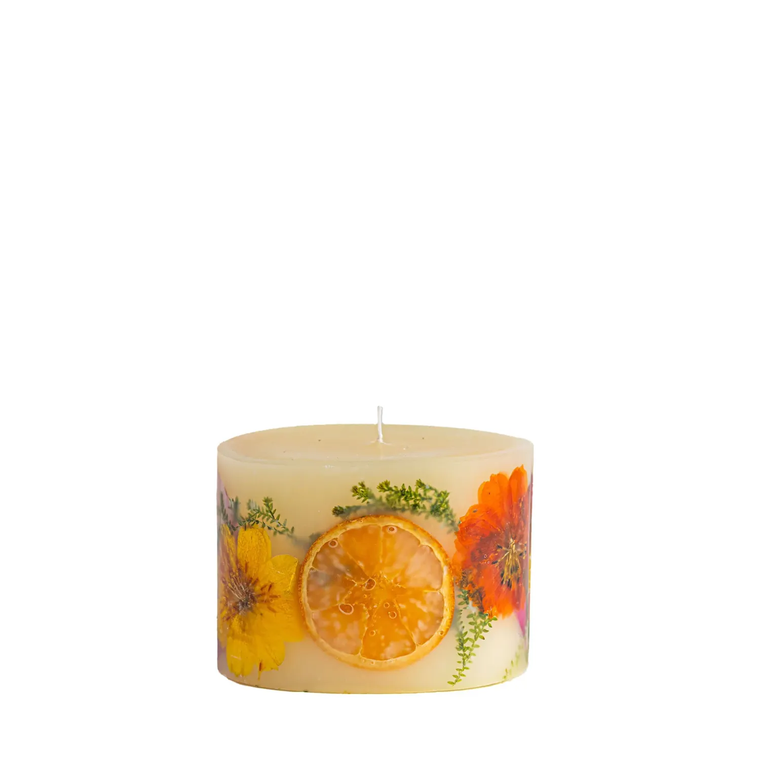 Rosy Rings Petite Botanical Candle In Sugared Citrus