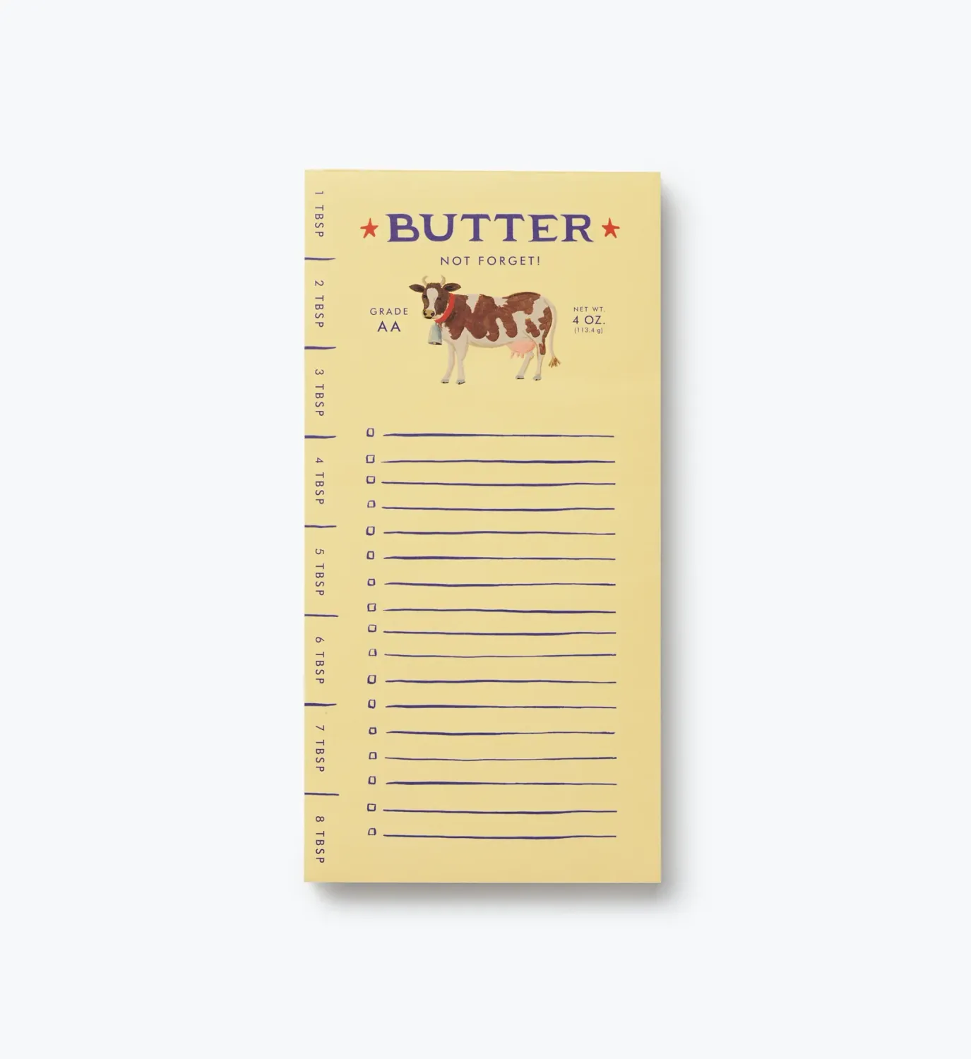 Rifle Paper Co. Market Pad Butter Not Forget