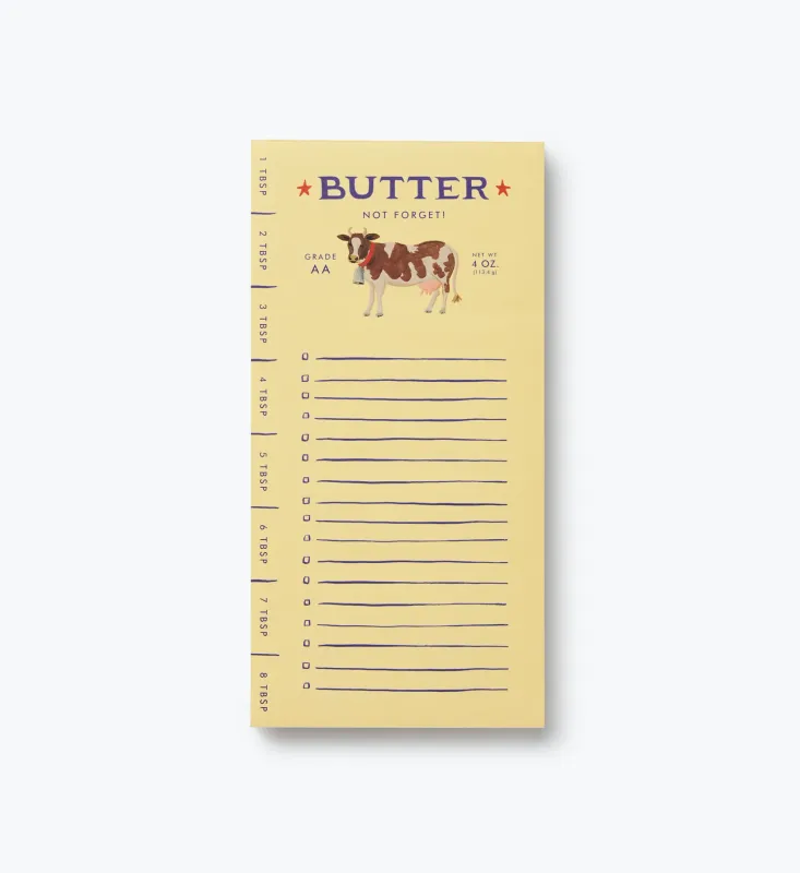 Rifle Paper Co. Market Pad Butter Not Forget