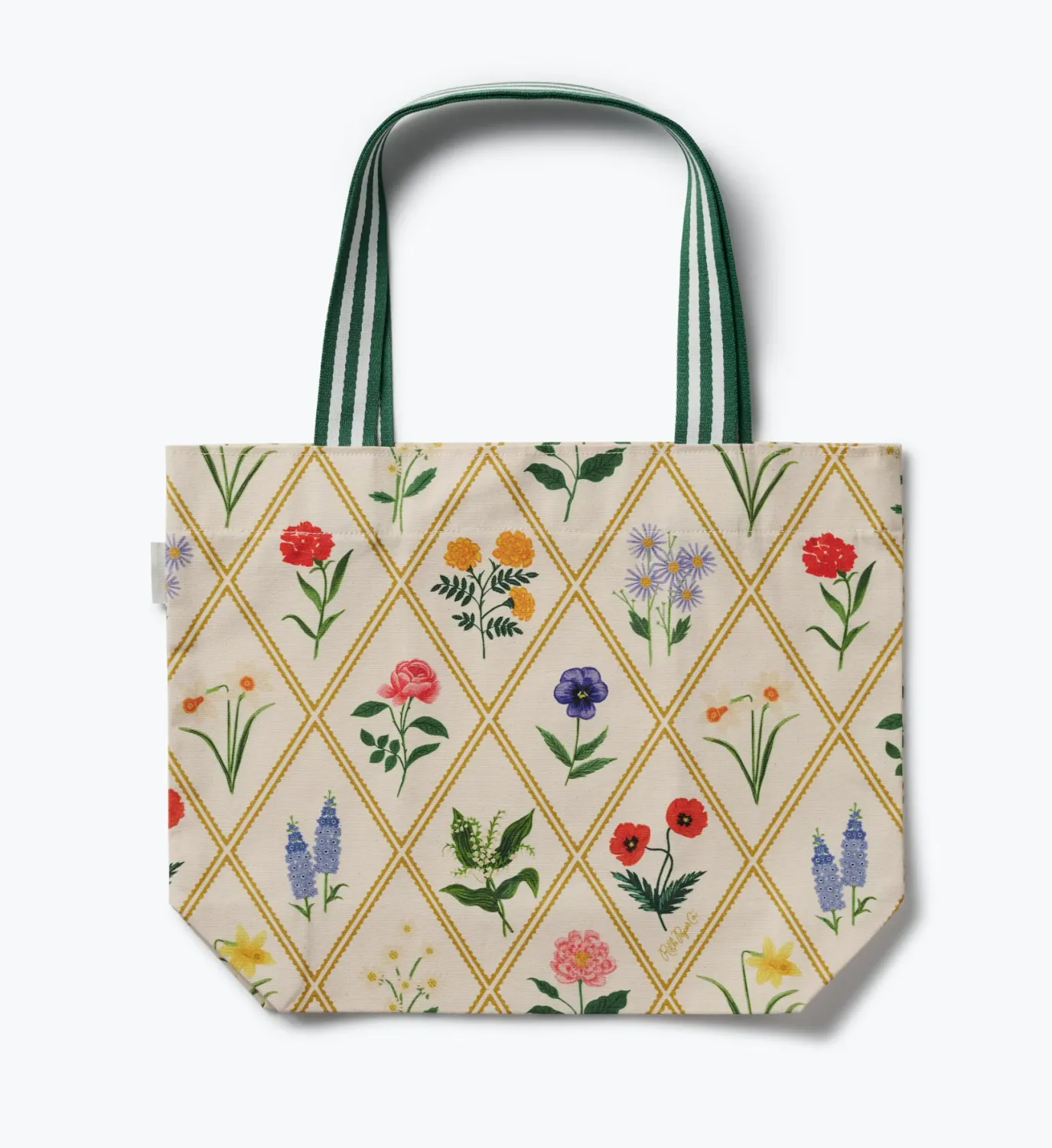Rifle Paper Co. Canvas Tote Bag Garden Study
