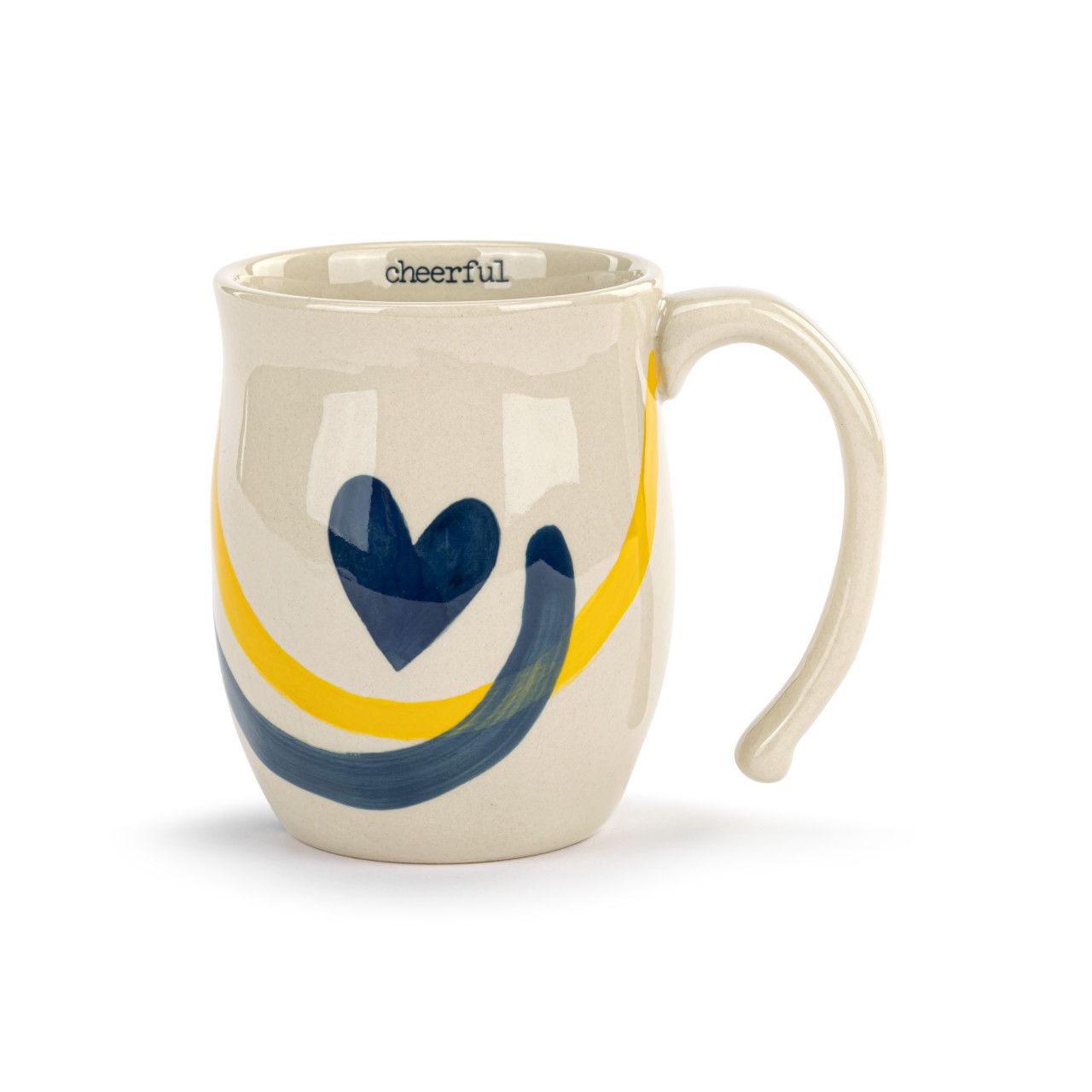 The Warm Heart Mug In Cheerful Yellow