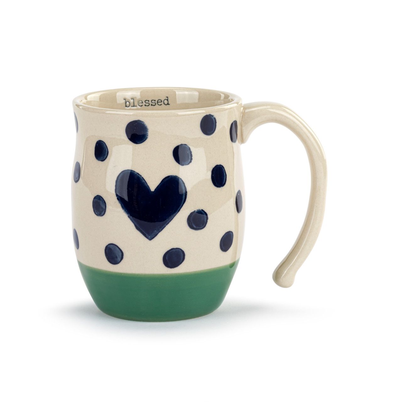 The Warm Heart Mug In Blessed Blue