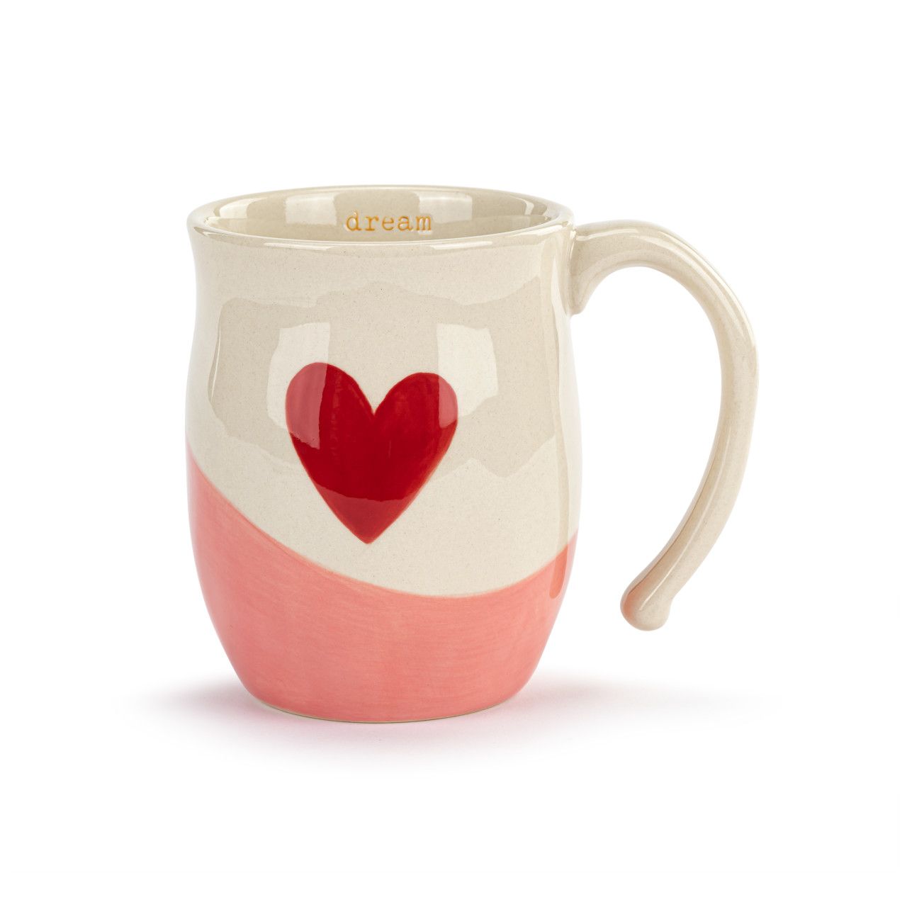 The Warm Heart Mug In Dream Pink