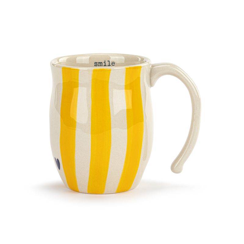 The Warm Heart Mug In Smile Blue