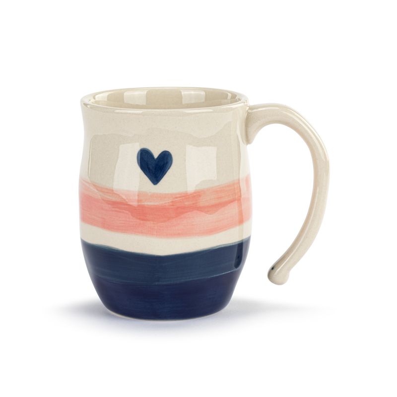 The Warm Heart Mug In Heart Pink