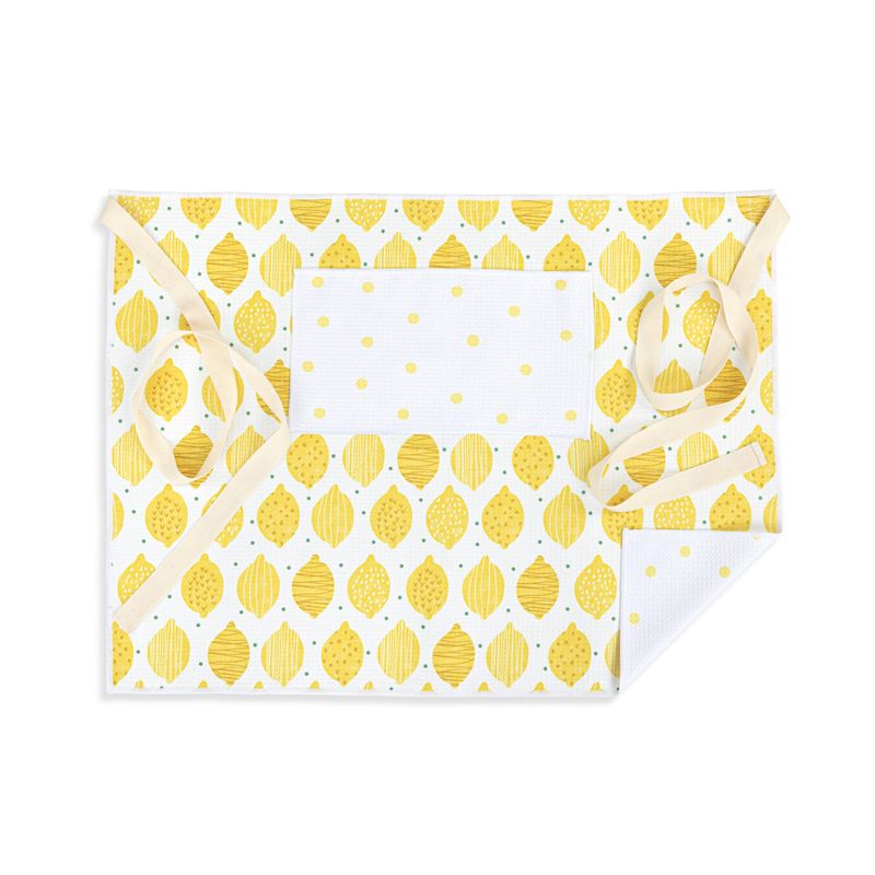 Ultra Absorbent Half Apron In Lemons
