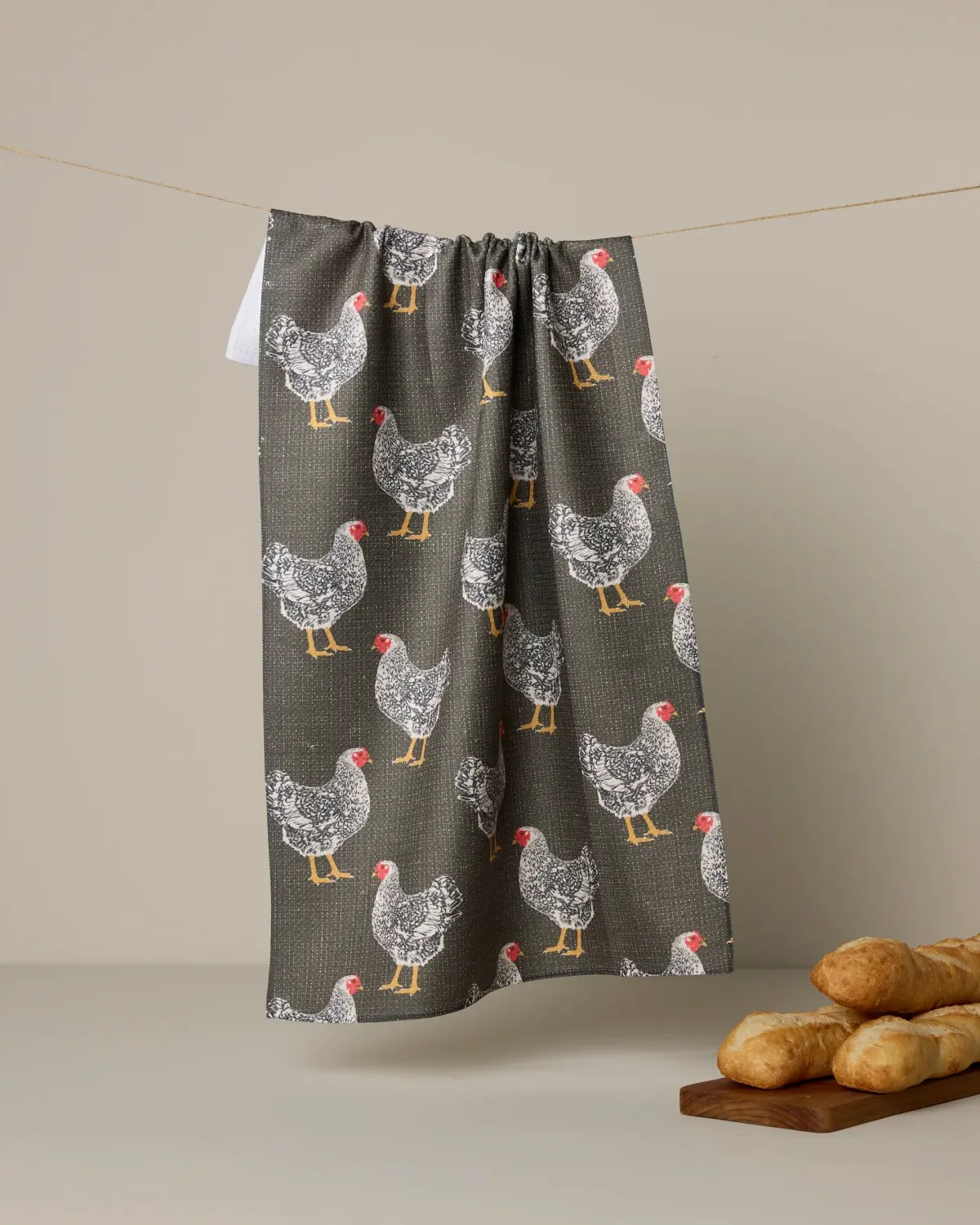 Geometry Tea Towel Hen House
