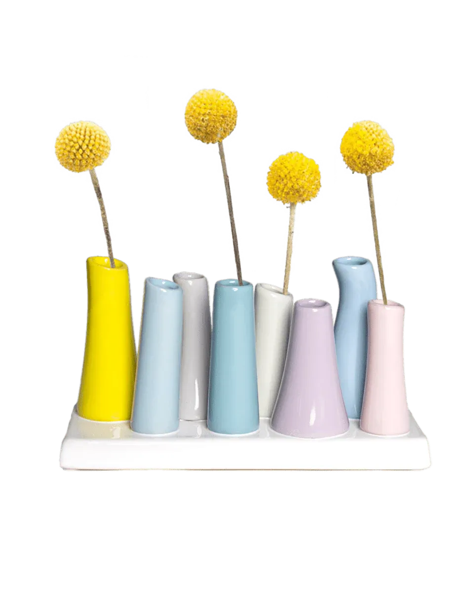 Pooley Bud Vase In Wilson Yellow
