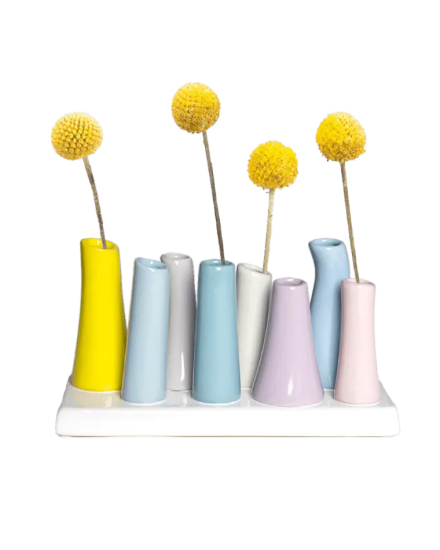 Pooley Bud Vase In Wilson Yellow