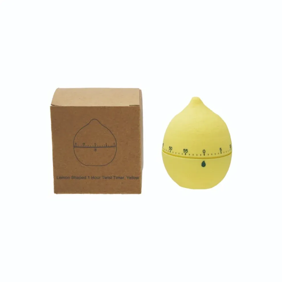 Lemon Shaped 1 Hour Twist Timer