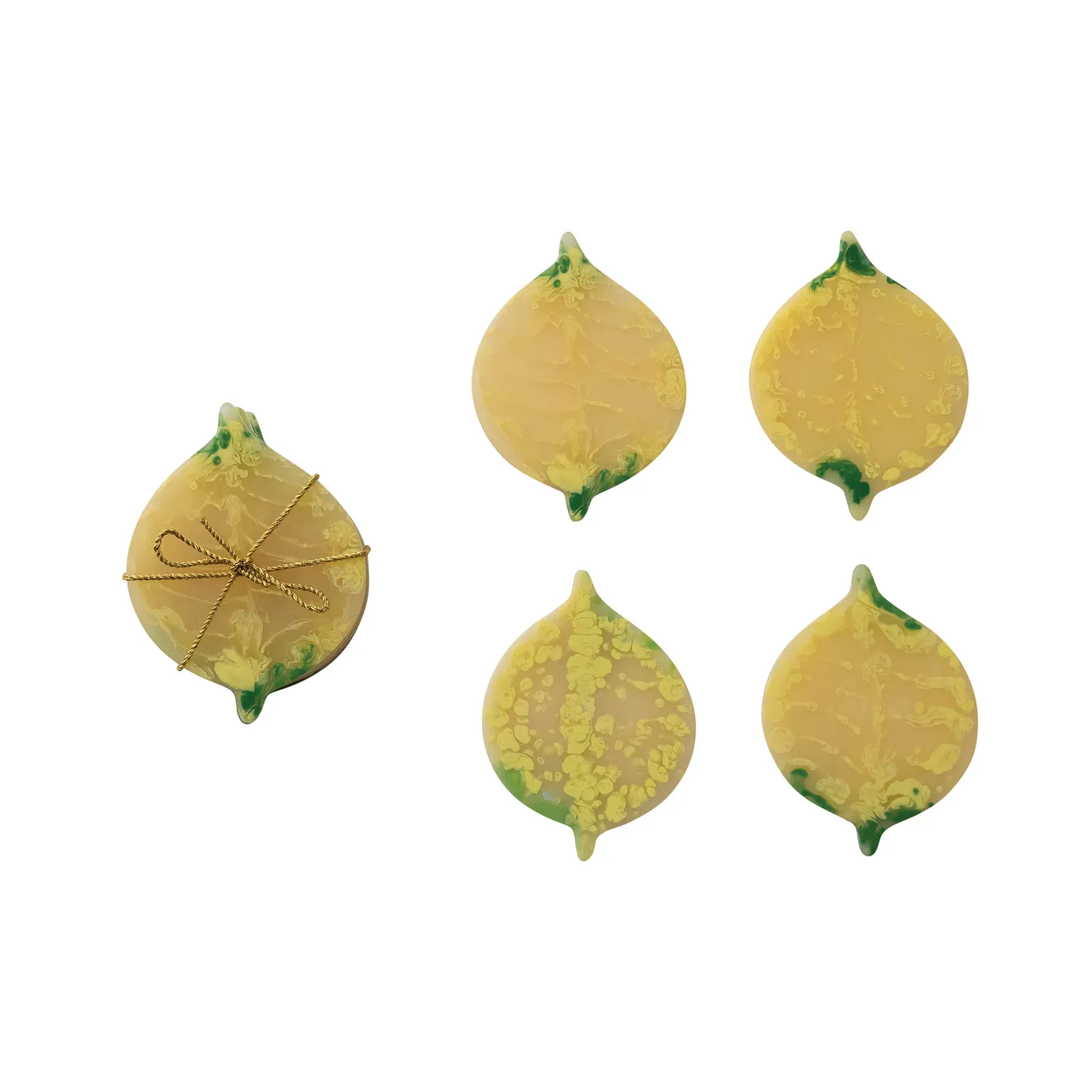 Lemon Shaped Coaster