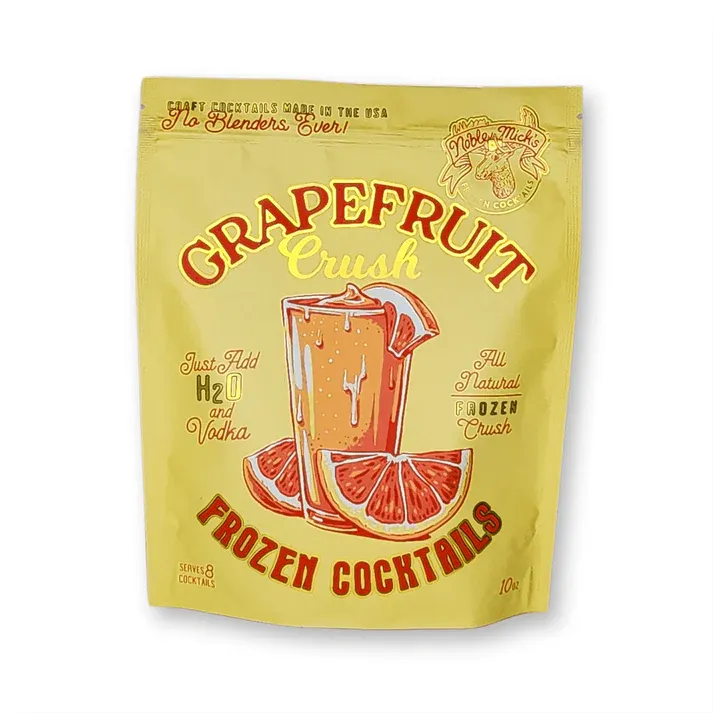 Noble Micks Frozen Grapefruit Crush Frozen Cocktails 10oz Bag