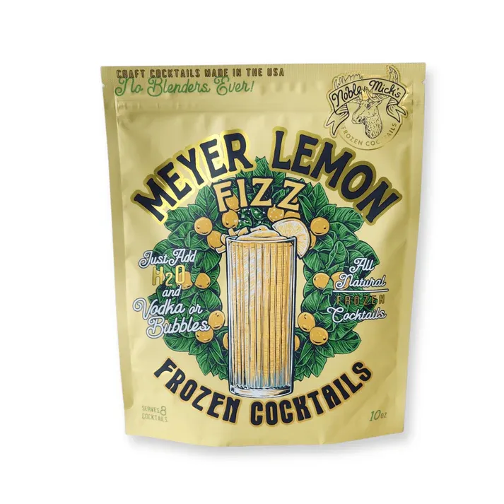 Noble Micks Frozen Meyer Lemon Fizz Frozen Cocktails 10oz Bag