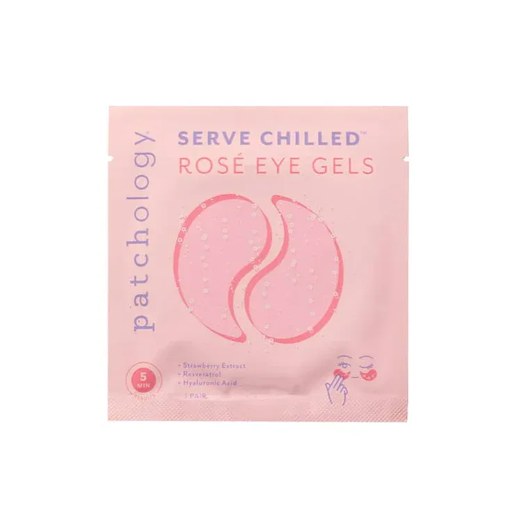 Patchology Hydrating Eye Gels Serve Chilled Rose