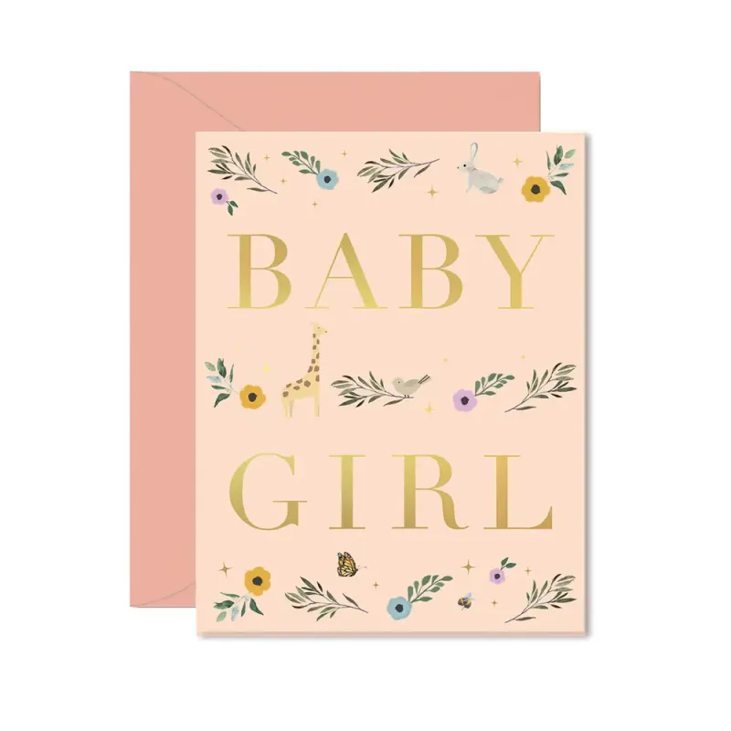 Card Baby Girl Storybook