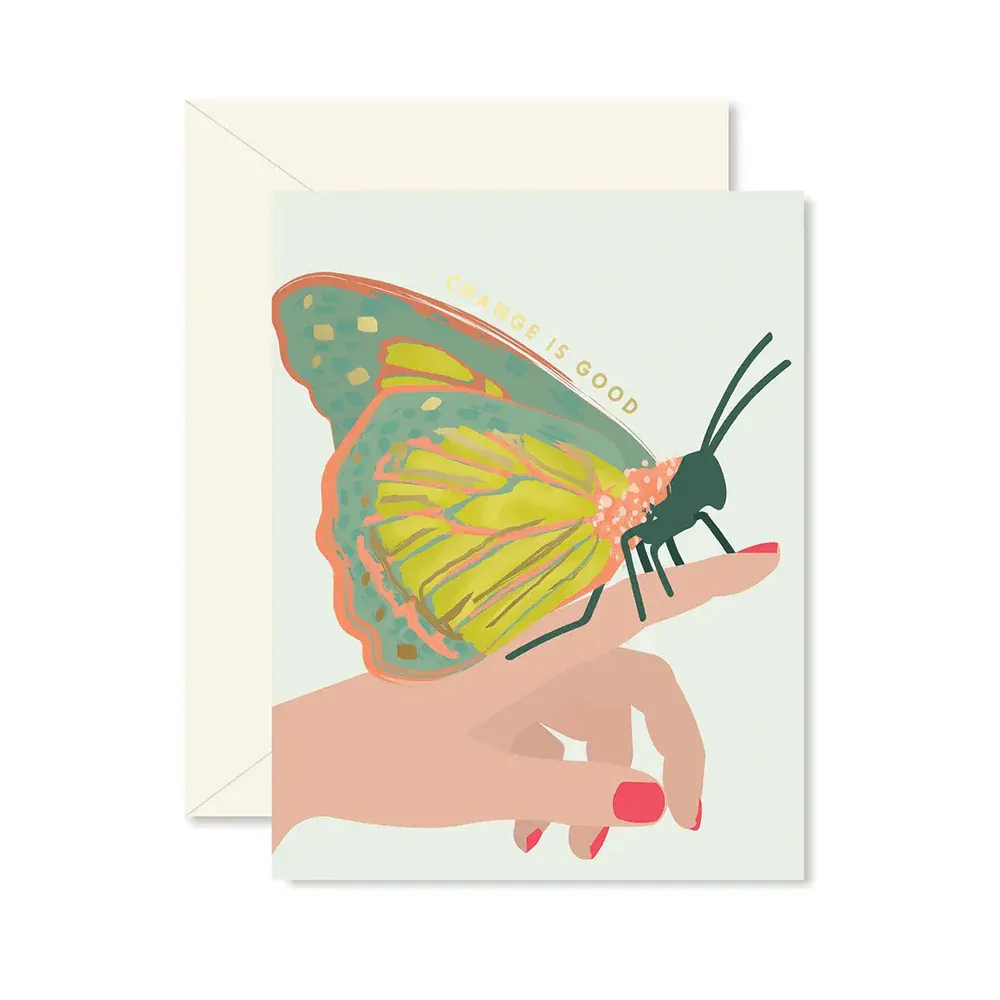 Card Butterfly Change Is Good