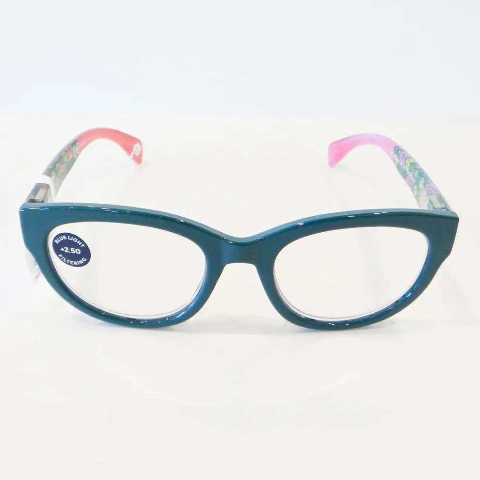 Peepers Bee Teal/Floral +2.00