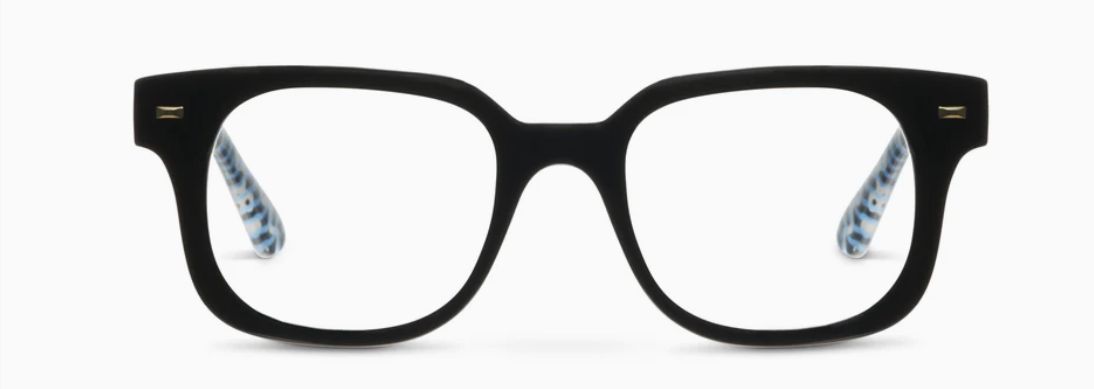Peepers Glossary Black/Wavy +1.75