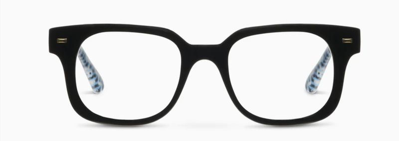 Peepers Glossary Black/Wavy +1.25