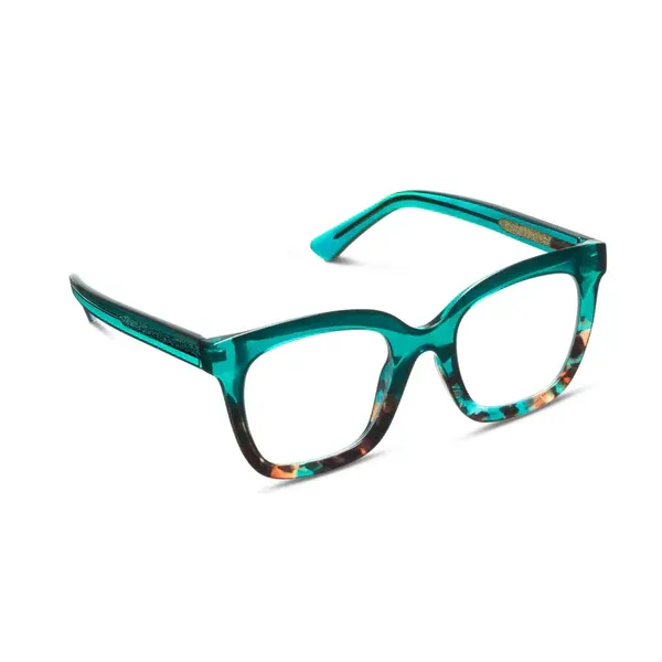 Peepers Fanfare Teal/Teal Botanico +1.50