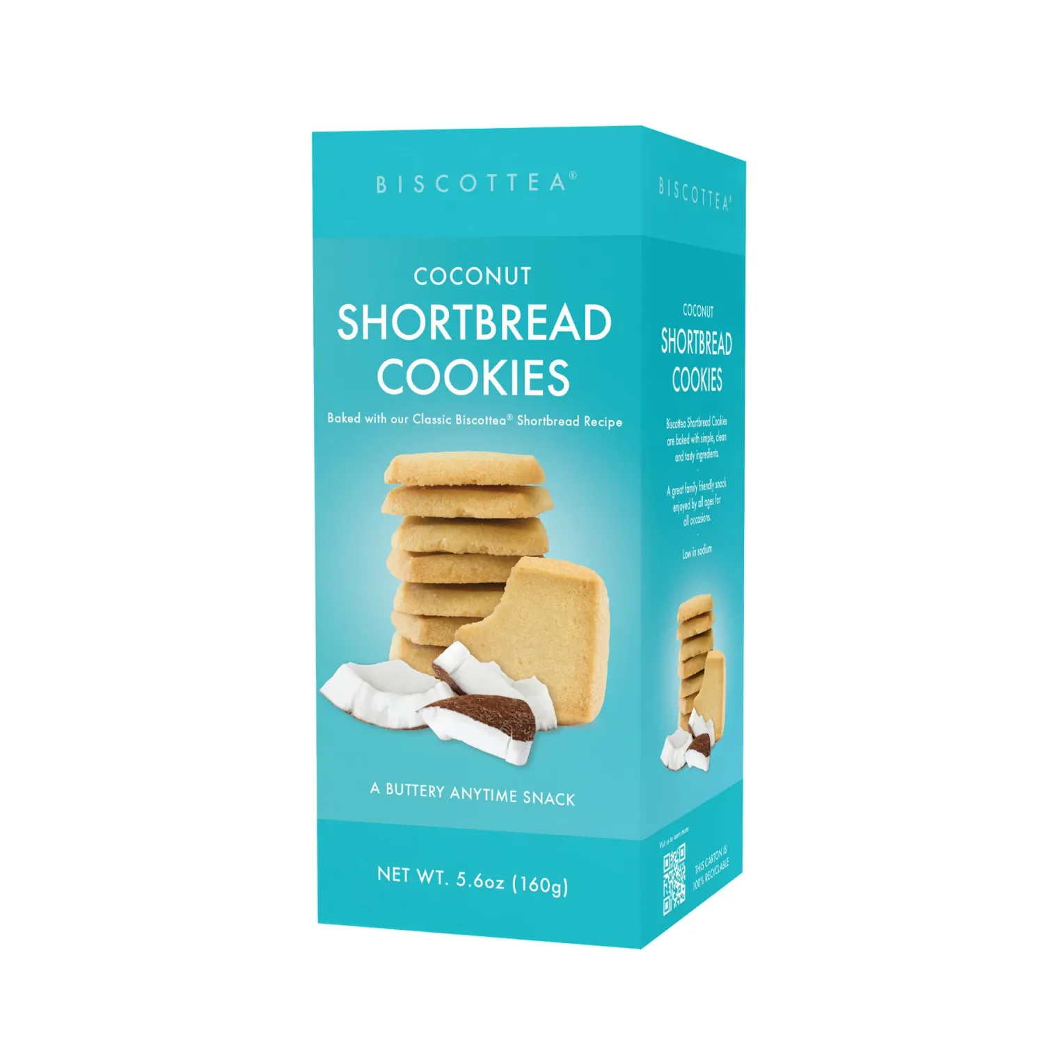 Biscottea Coconut Shortbread Cookies