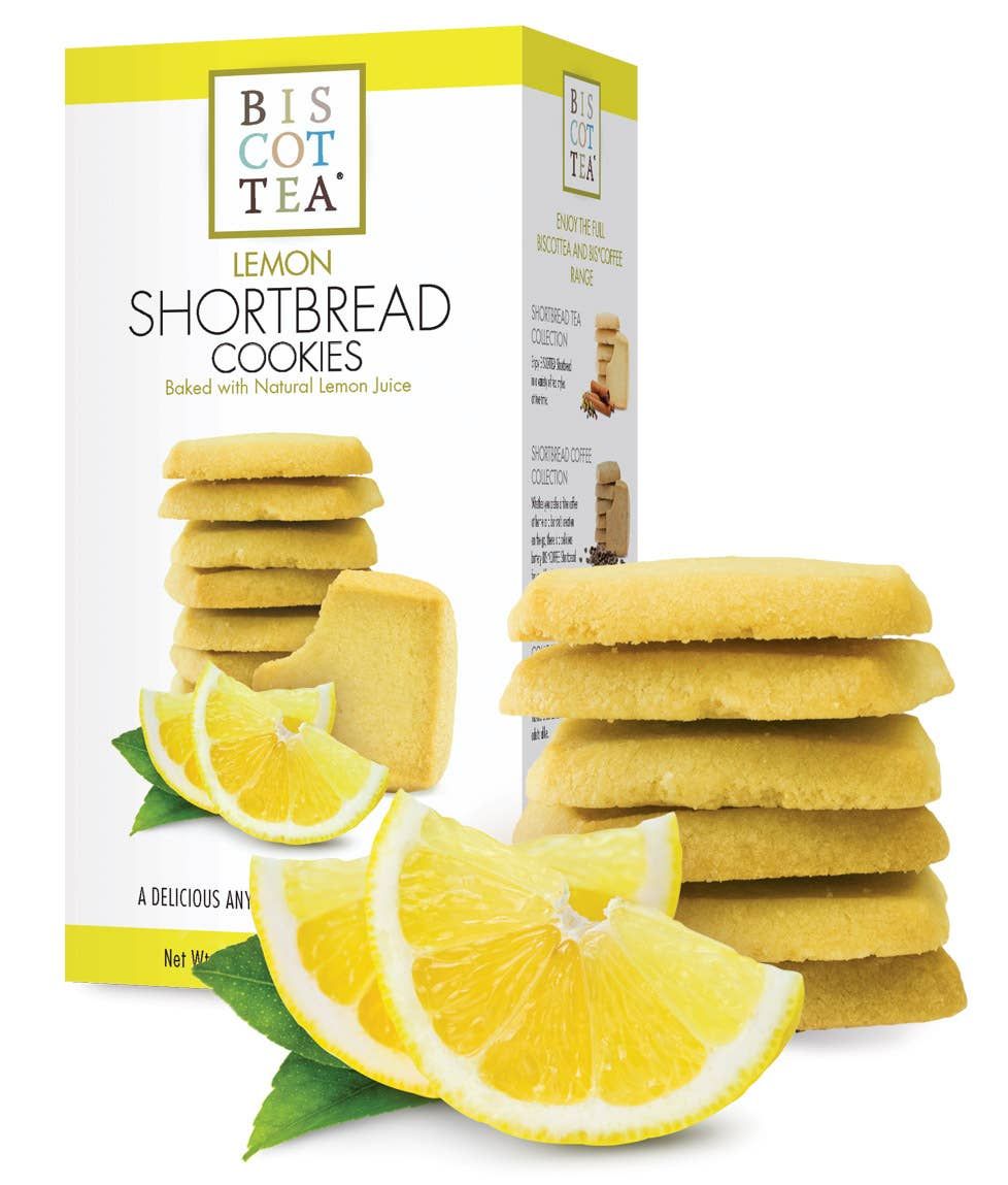 Biscottea Lemon Shortbread Cookies