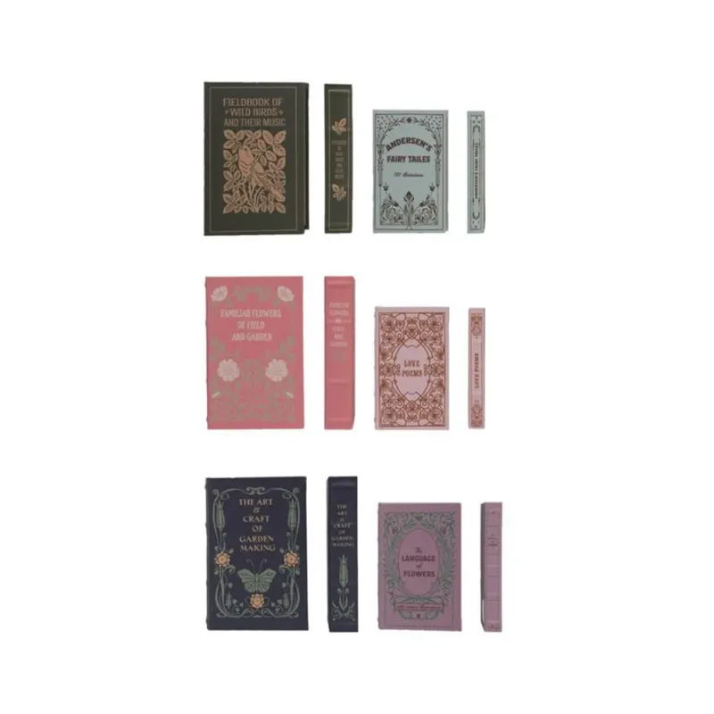 Linen Book Storage Box Love Poems Small