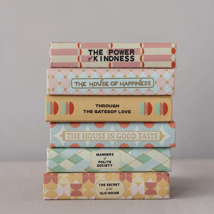 Linen Book Storage Box Manners Of Polite Society