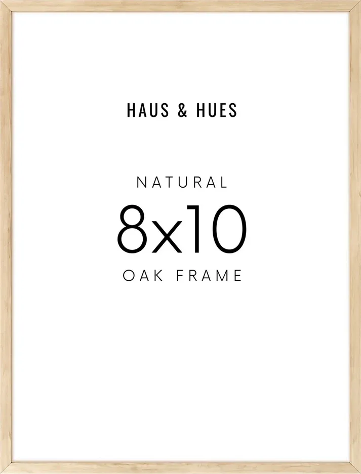 Beige Oak Wood Frame 8"x10"