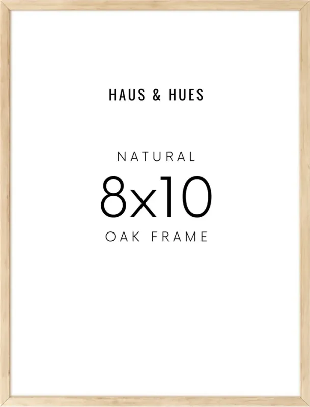 Beige Oak Wood Frame 8"x10"