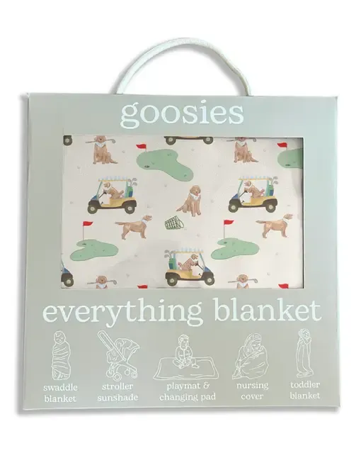 Goosies Everything Blanket In Barks &amp; Birdies