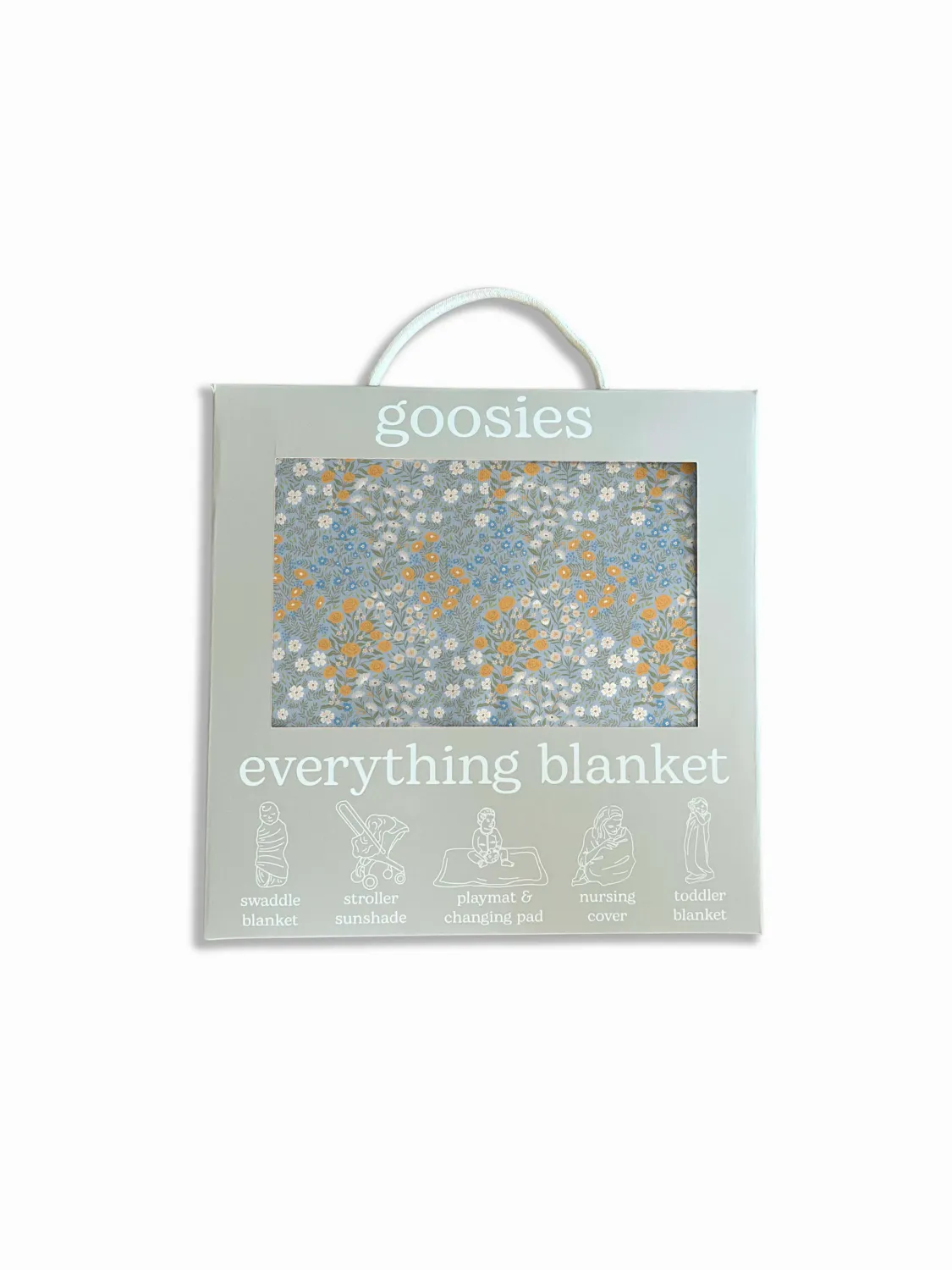 Goosies Everything Blanket In Blue Meadow