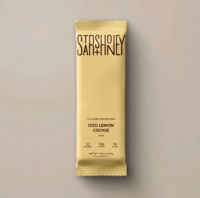 Stars + Honey Protein Bar Iced Lemon Cookie