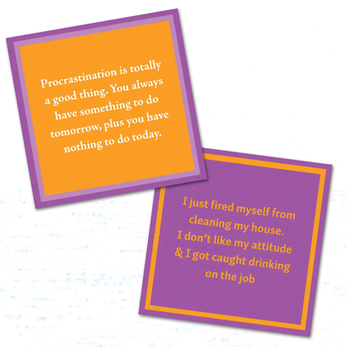 Cocktail Napkins Procrastinate