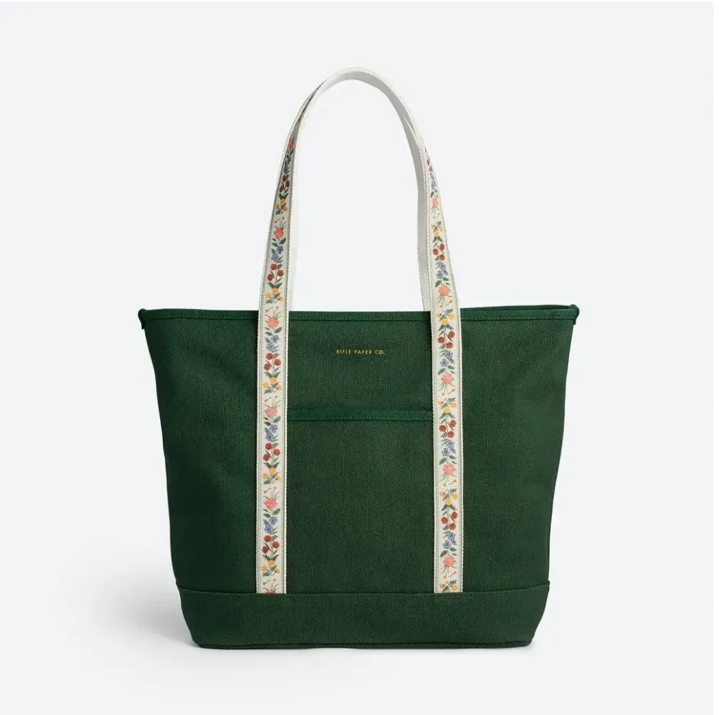 Rifle Paper Co. Canvas Carry All Garden Study