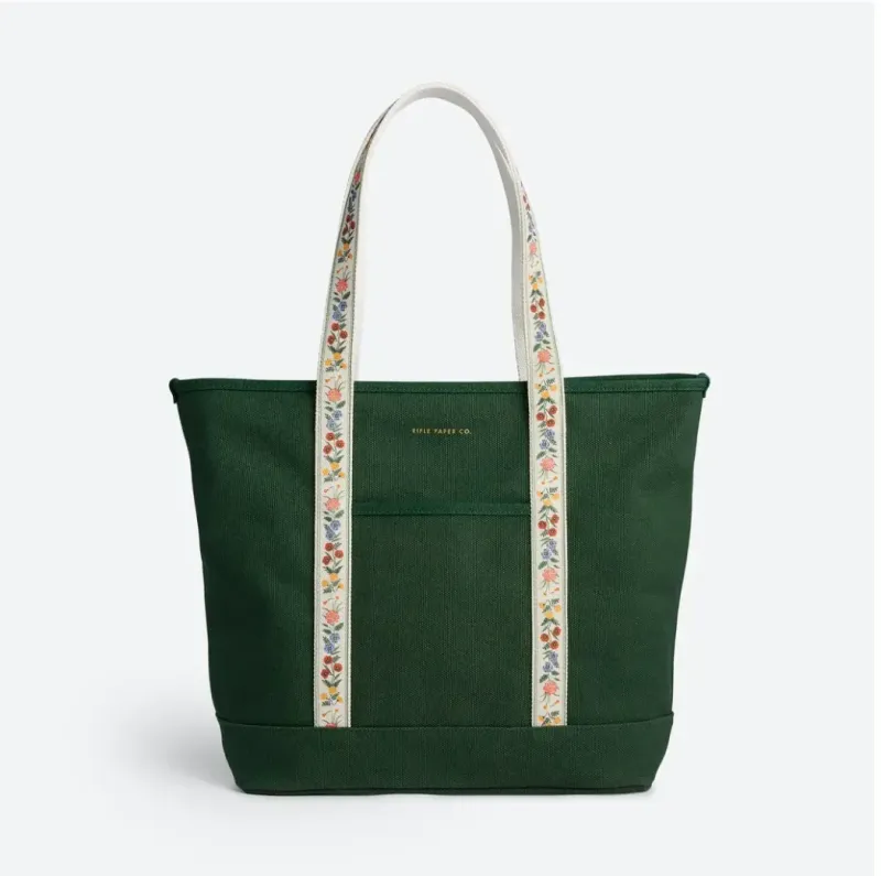 Rifle Paper Co. Canvas Carry All Garden Study