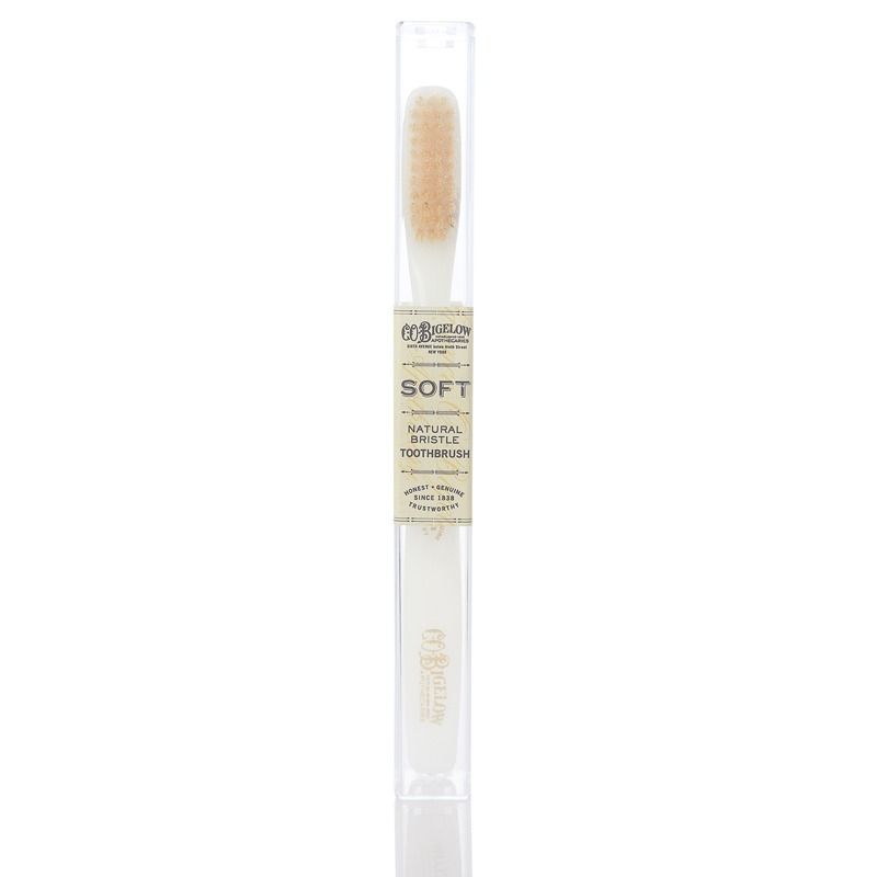 C.O.Bigelow Natural Bristle Soft Toothbrush In Ivory