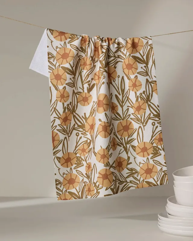 Geometry Tea Towel Sunflower Fields