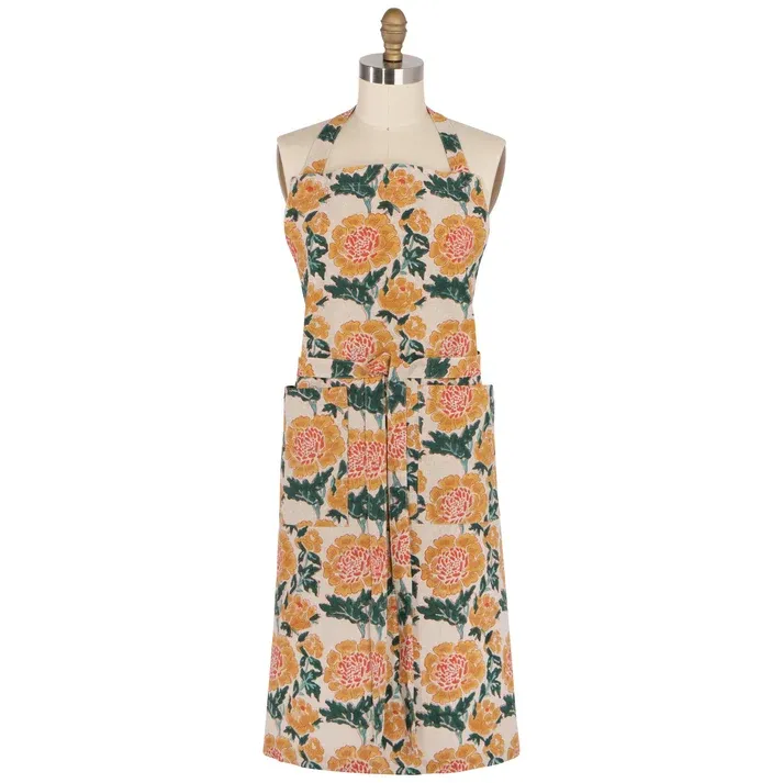 Apron Block Print Goldenrise