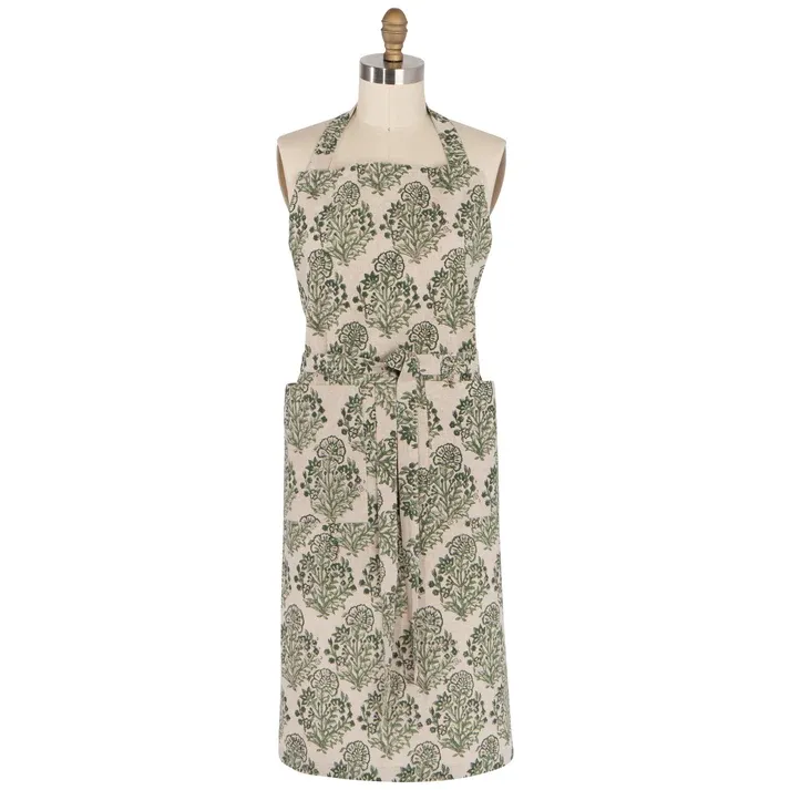 Apron block Pattern Viridian