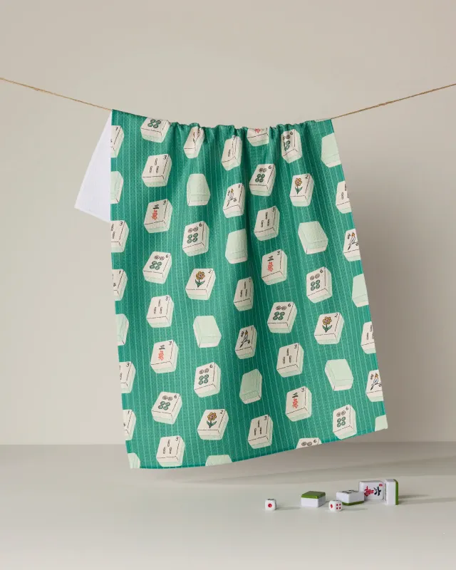 Geometry Tea Towel Tile Flow