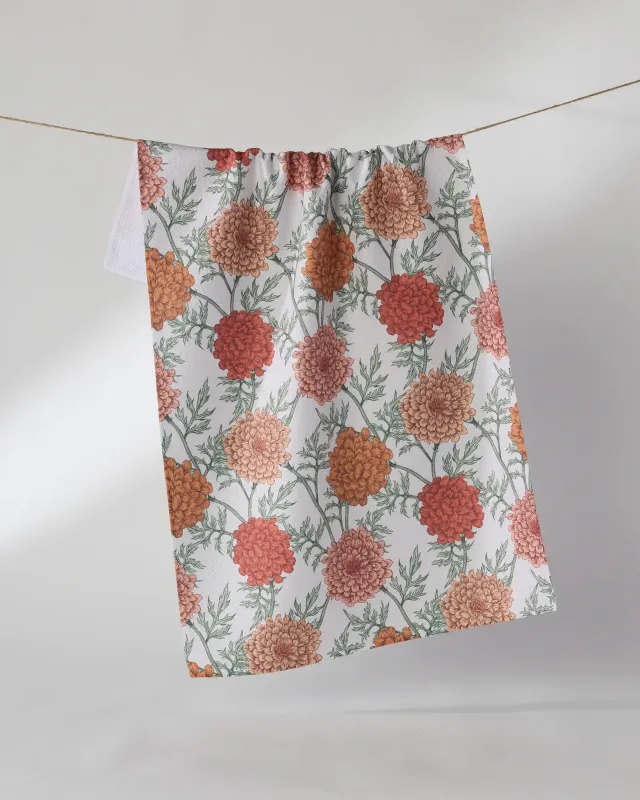 Geometry Tea Towel Marigold Manor