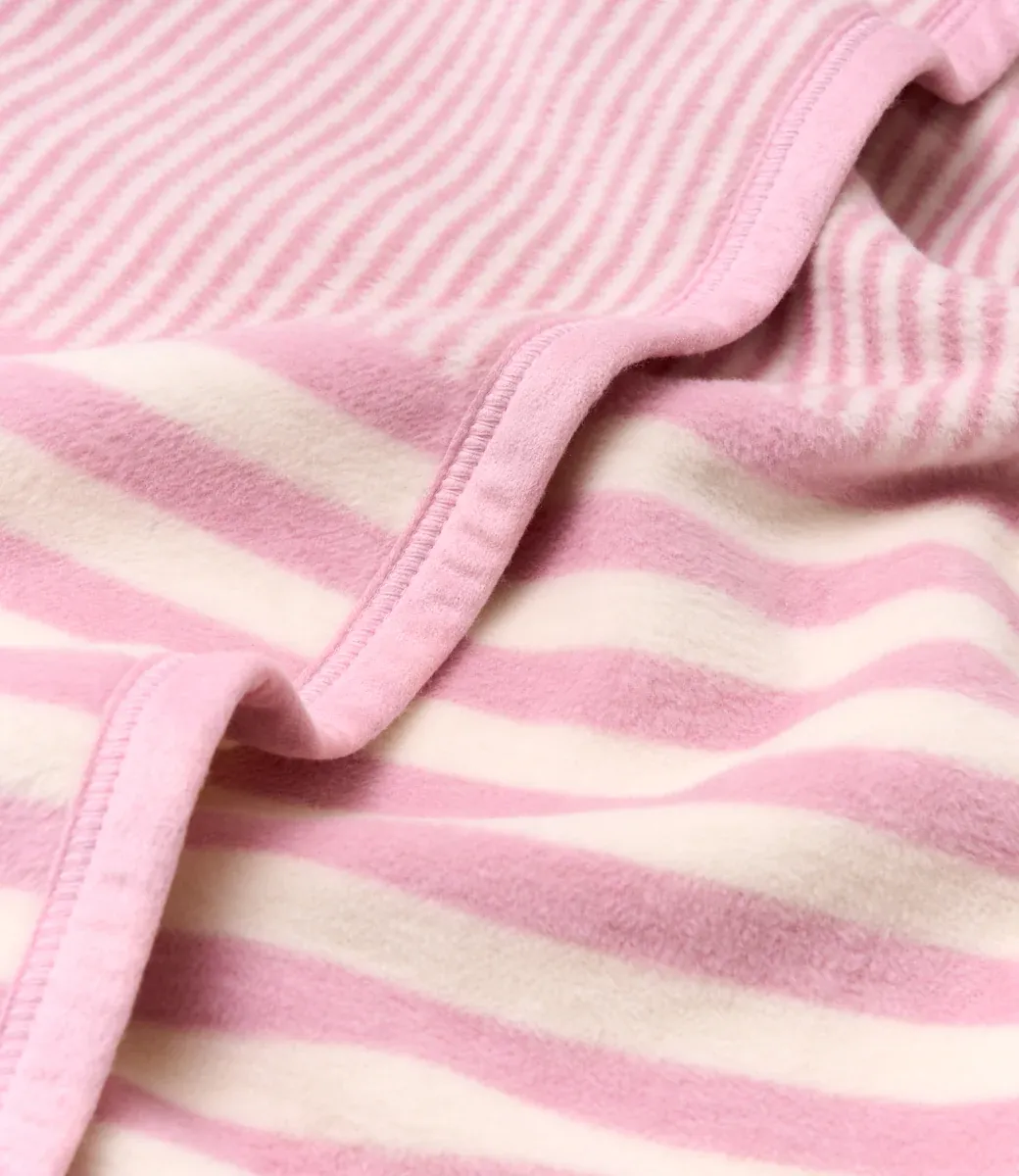 Chappy Wrap Sweet Pea Stripe Blush Mini Blanket 30" x 40"